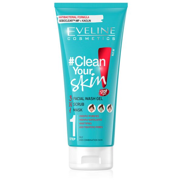 Exfoliating gel face wash